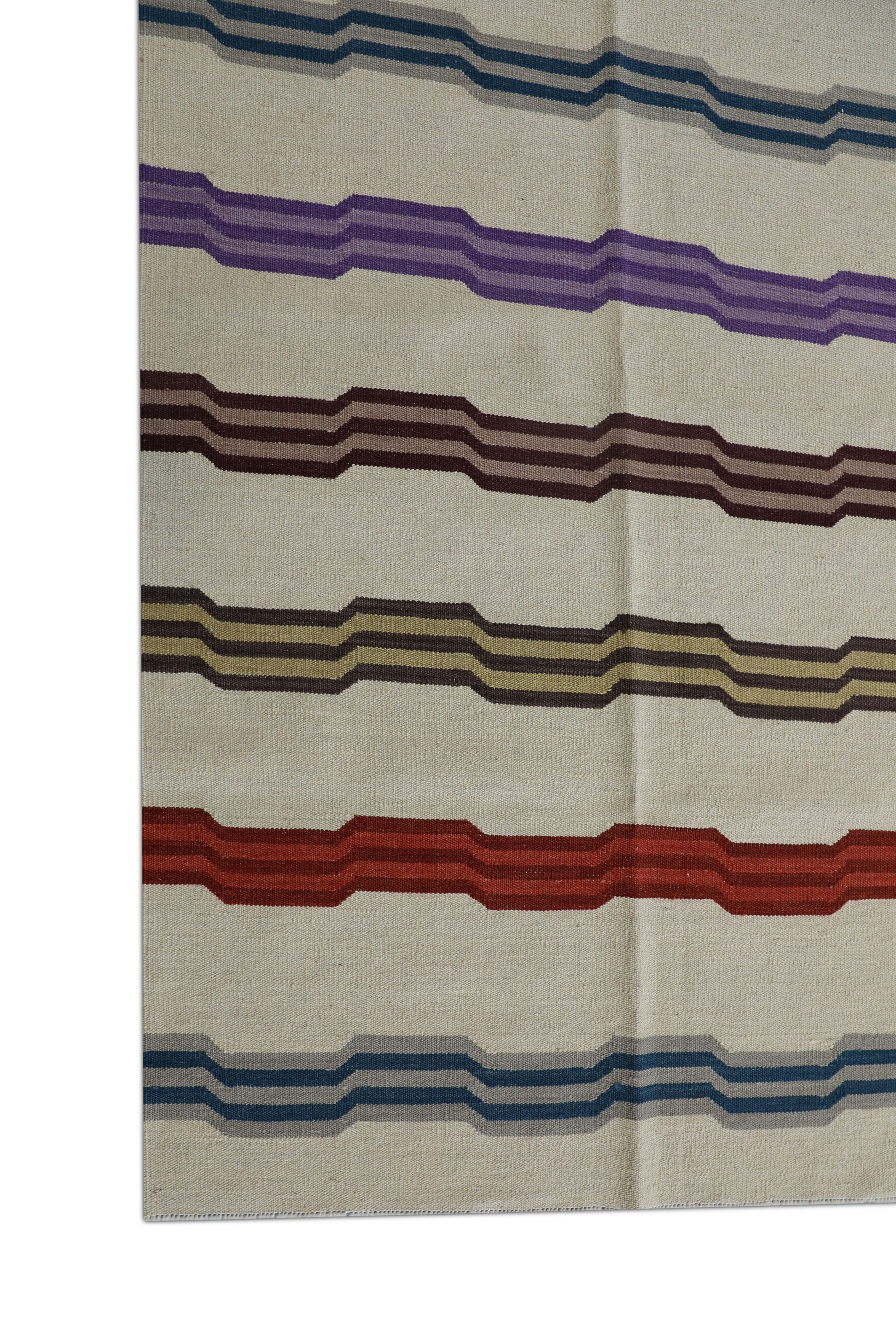 Oriental Flatweave Turkish Kilim 8'6" x 10'8" #2019