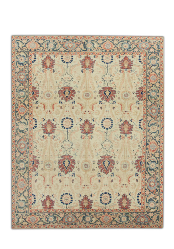 Turkish Antique Look Oushak Rug 7'10" x 10'3"  #402