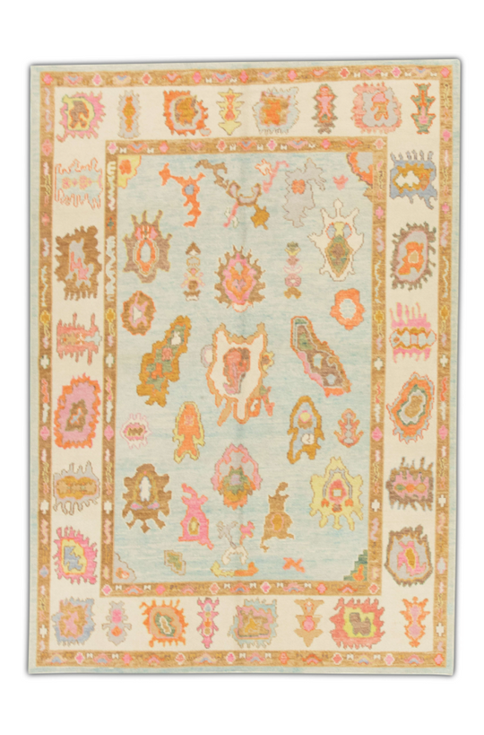 #427 Turkish Oushak 6'1" x 8'4"