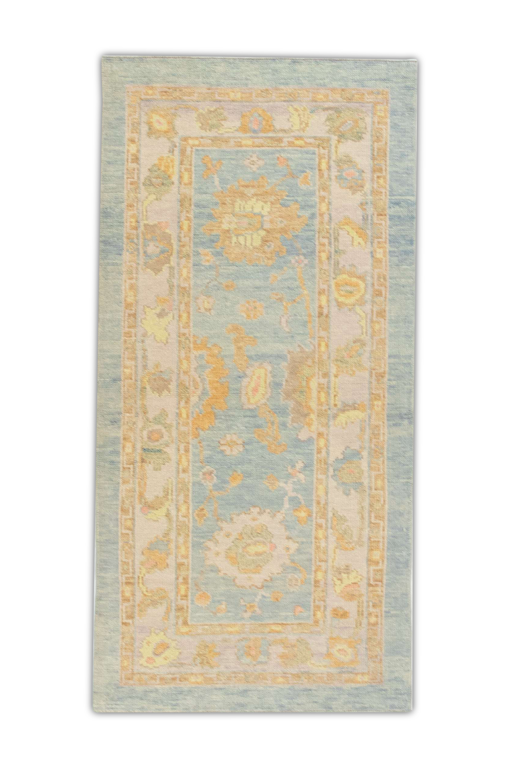 Turkish Oushak Rug 2'11" x 6'1" #945