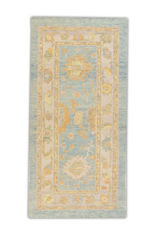 #945 Turkish Oushak 2'11" x 6'1"