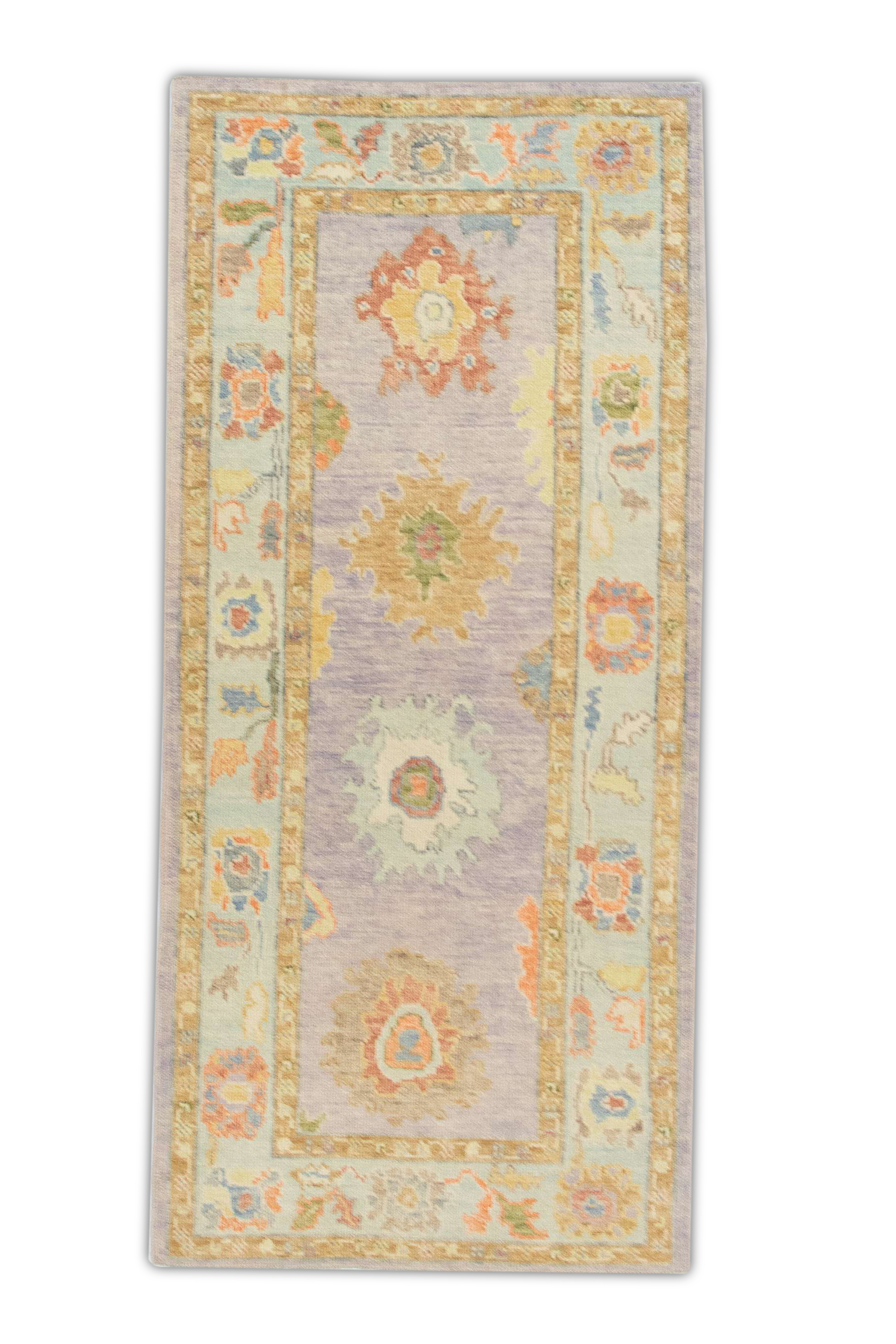 Turkish Oushak Rug 3'1" x 6'9" #725