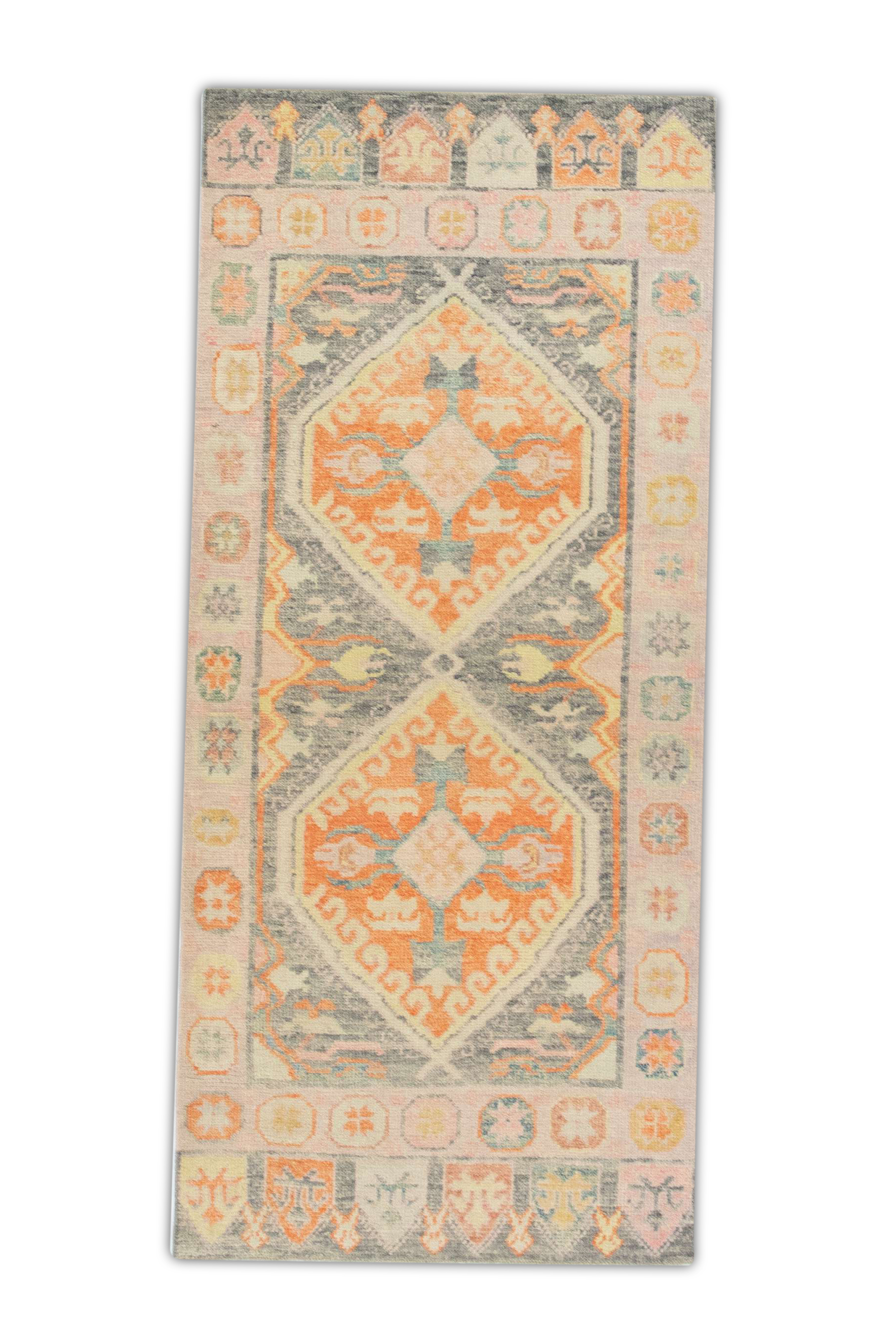 Turkish Oushak Rug 3' x 6'8" #1502