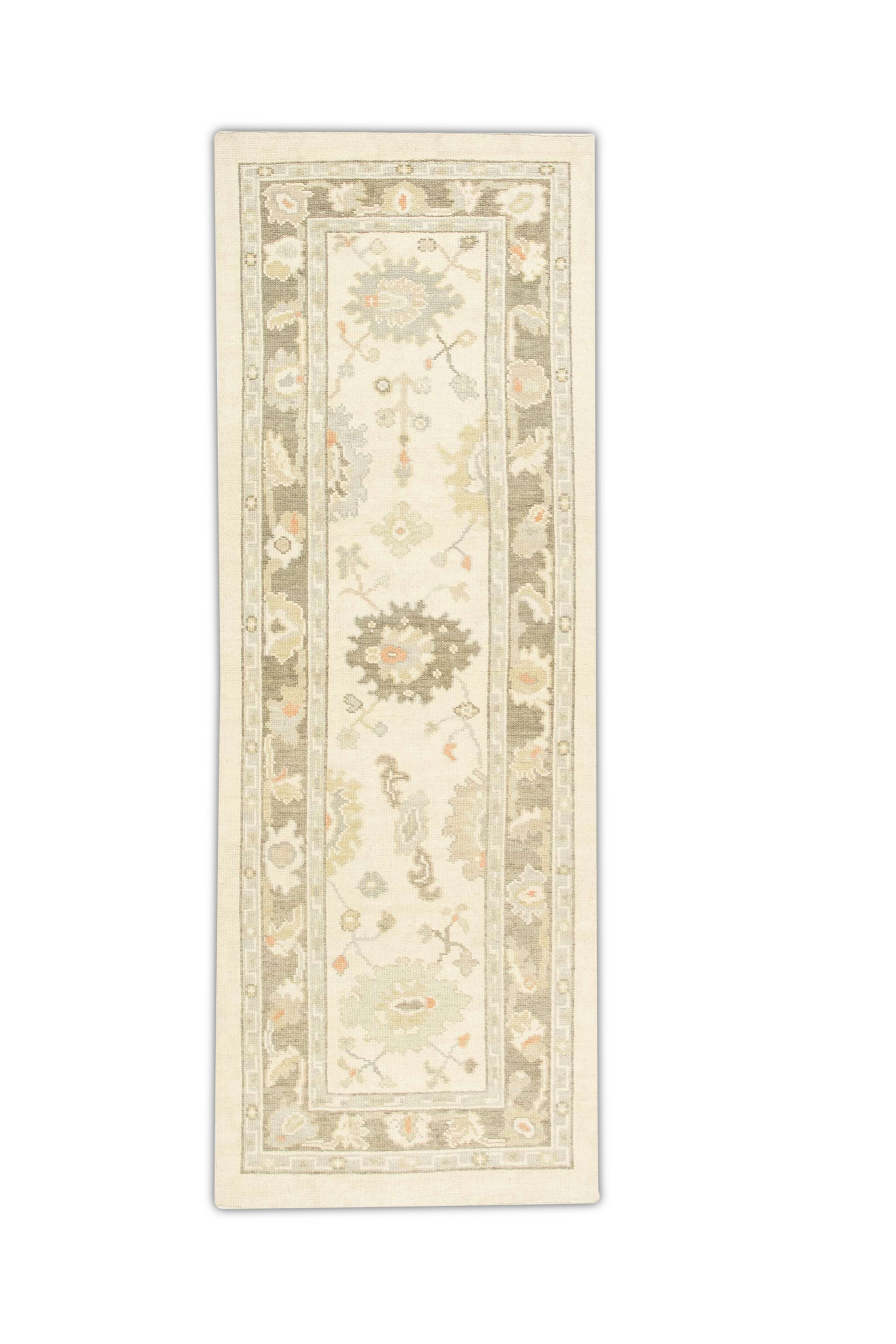 Turkish Oushak Rug 2'9" x 7'9" #679