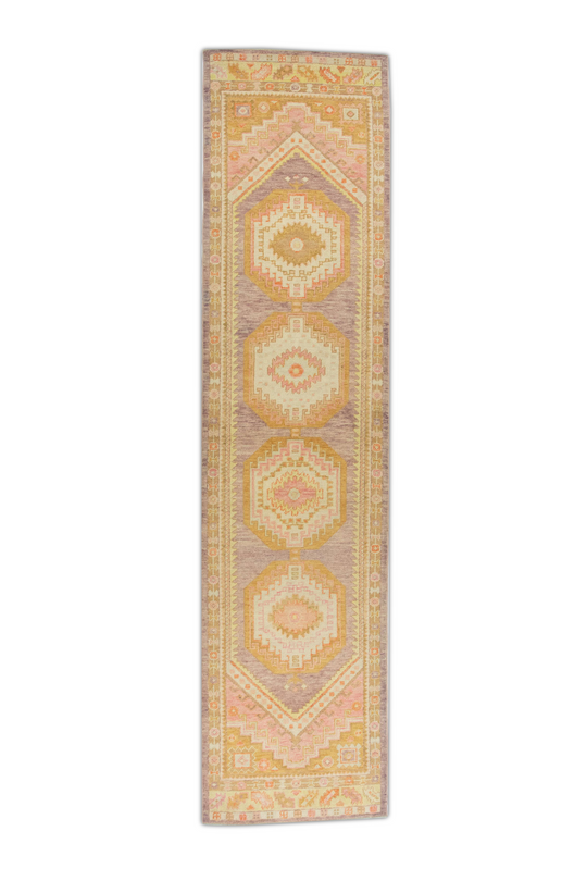 #1150 Turkish Oushak 3' x 12'3"