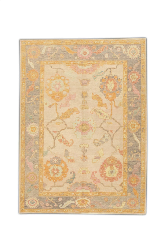 #521 Turkish Oushak 5' x 6'10"