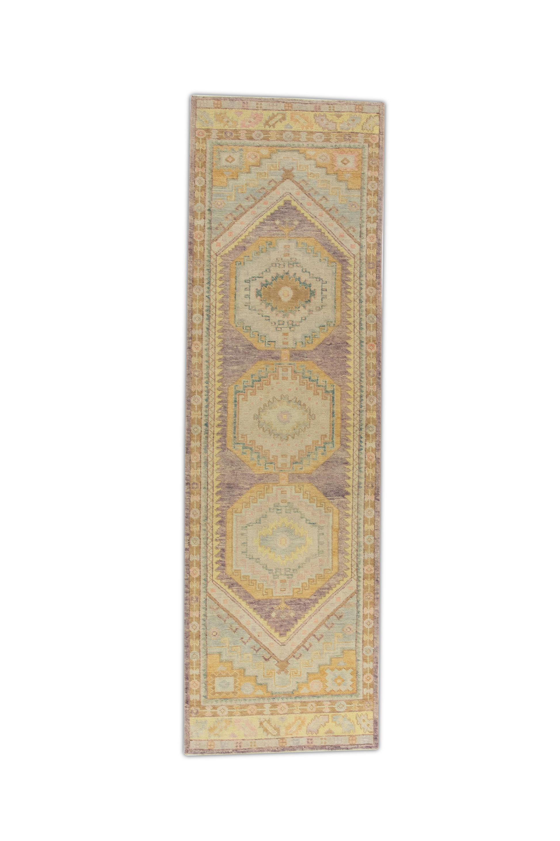 Turkish Oushak Rug 3'1" x 10'4" #1213