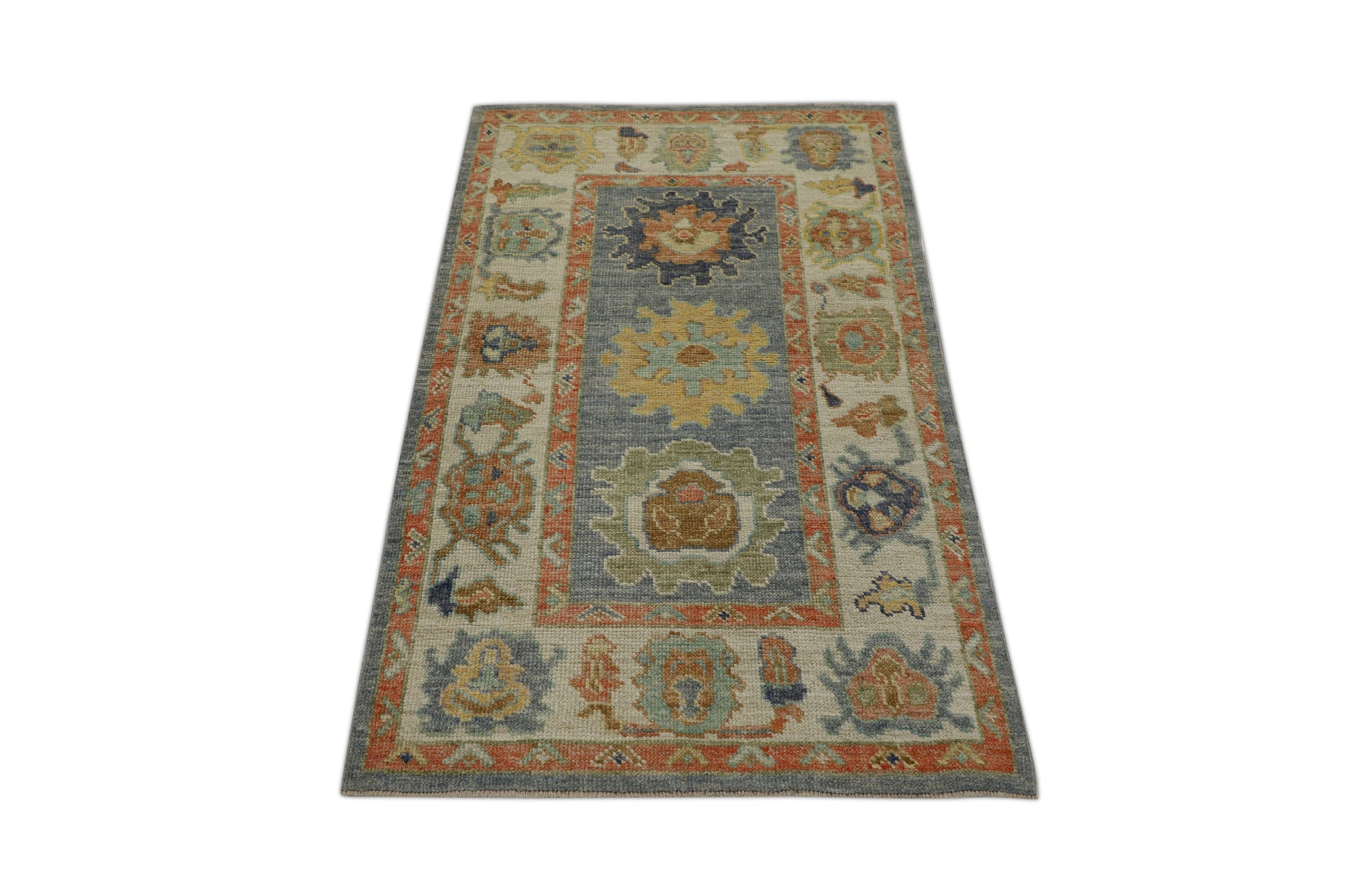 Turkish Oushak Rug 2'11" x 4'11" #2115