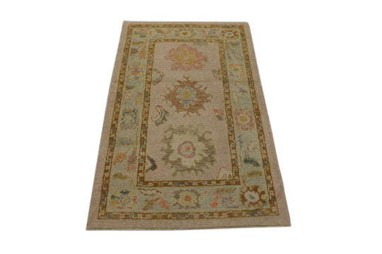 #2313 Turkish Oushak 3'3" x 5'1"
