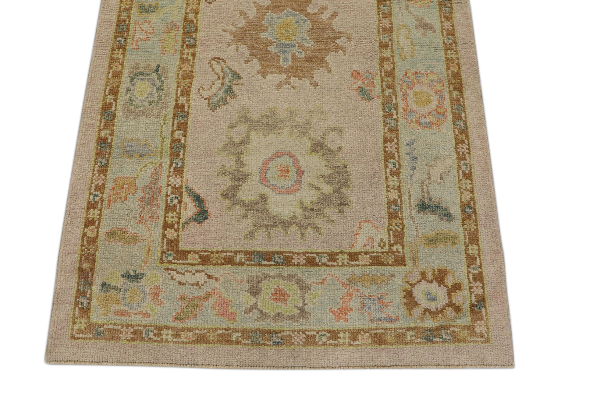 Turkish Oushak Rug 3'3" x 5'1" #2313