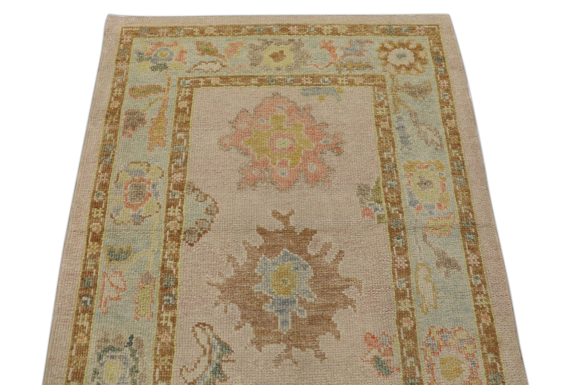Turkish Oushak Rug 3'3" x 5'1" #2313