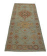 Turkish Oushak Rug 3'2" x 7' #2171