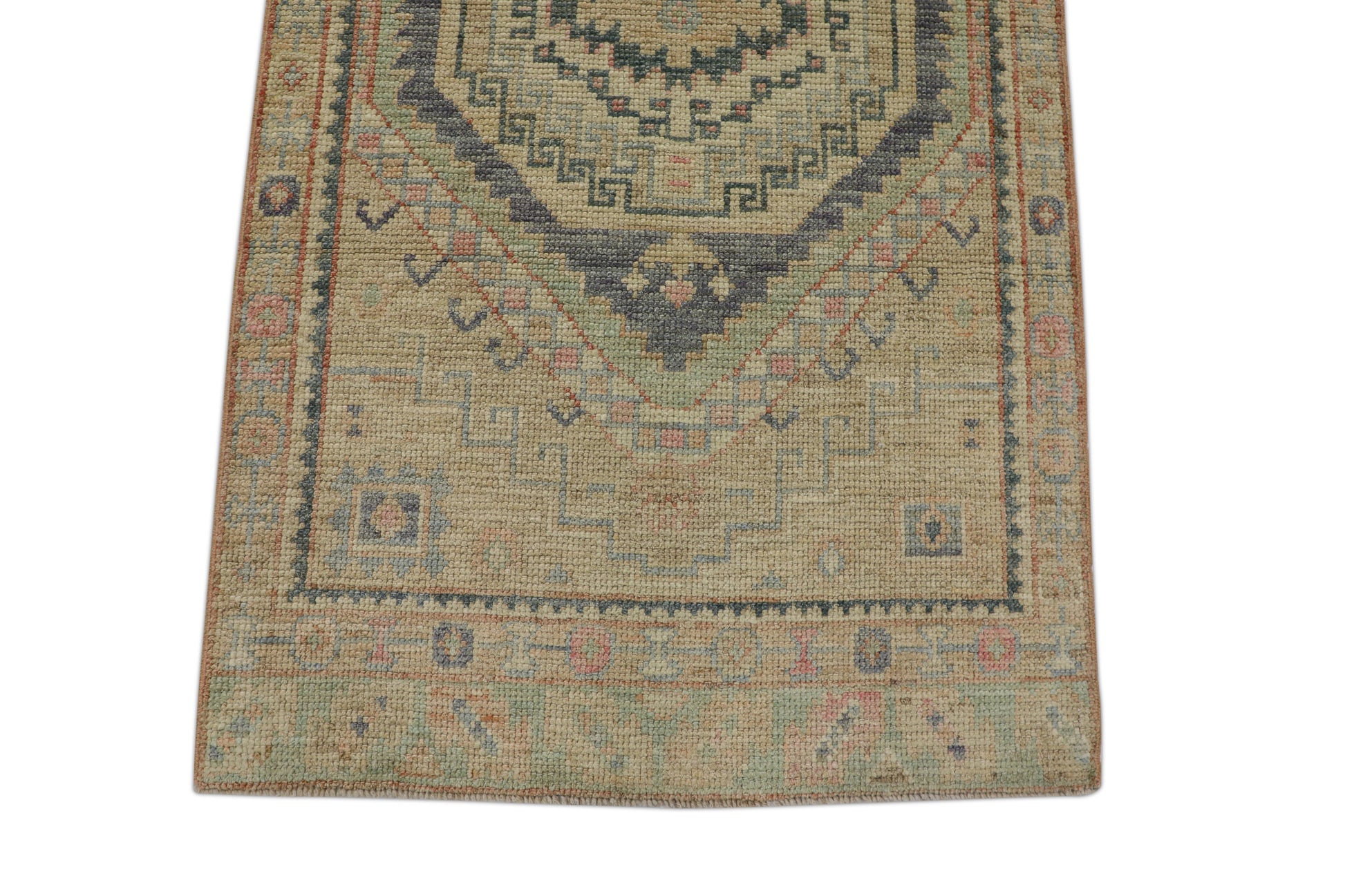 Turkish Oushak Rug 2'8" x 5'1" #2300