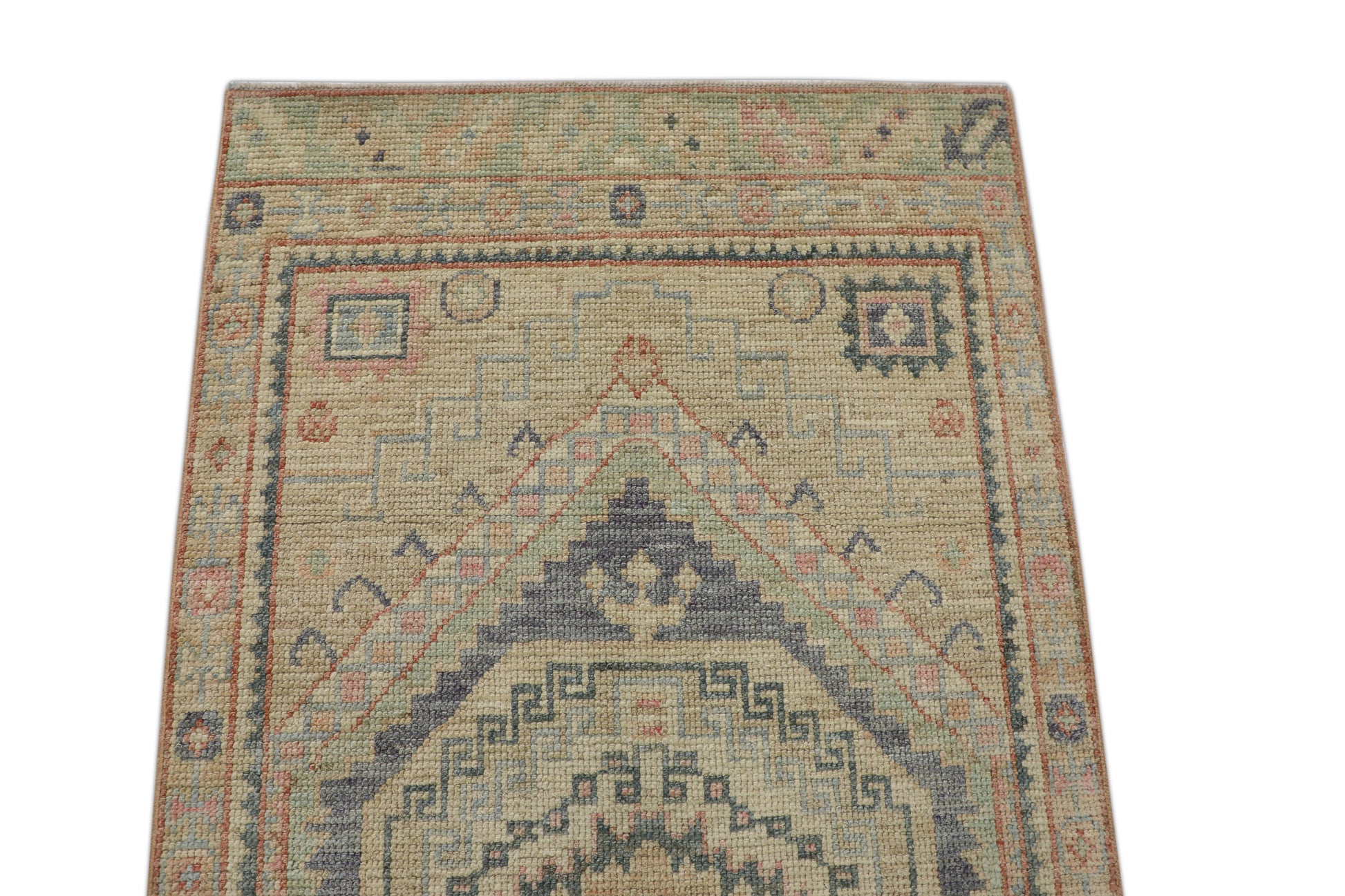 Turkish Oushak Rug 2'8" x 5'1" #2300