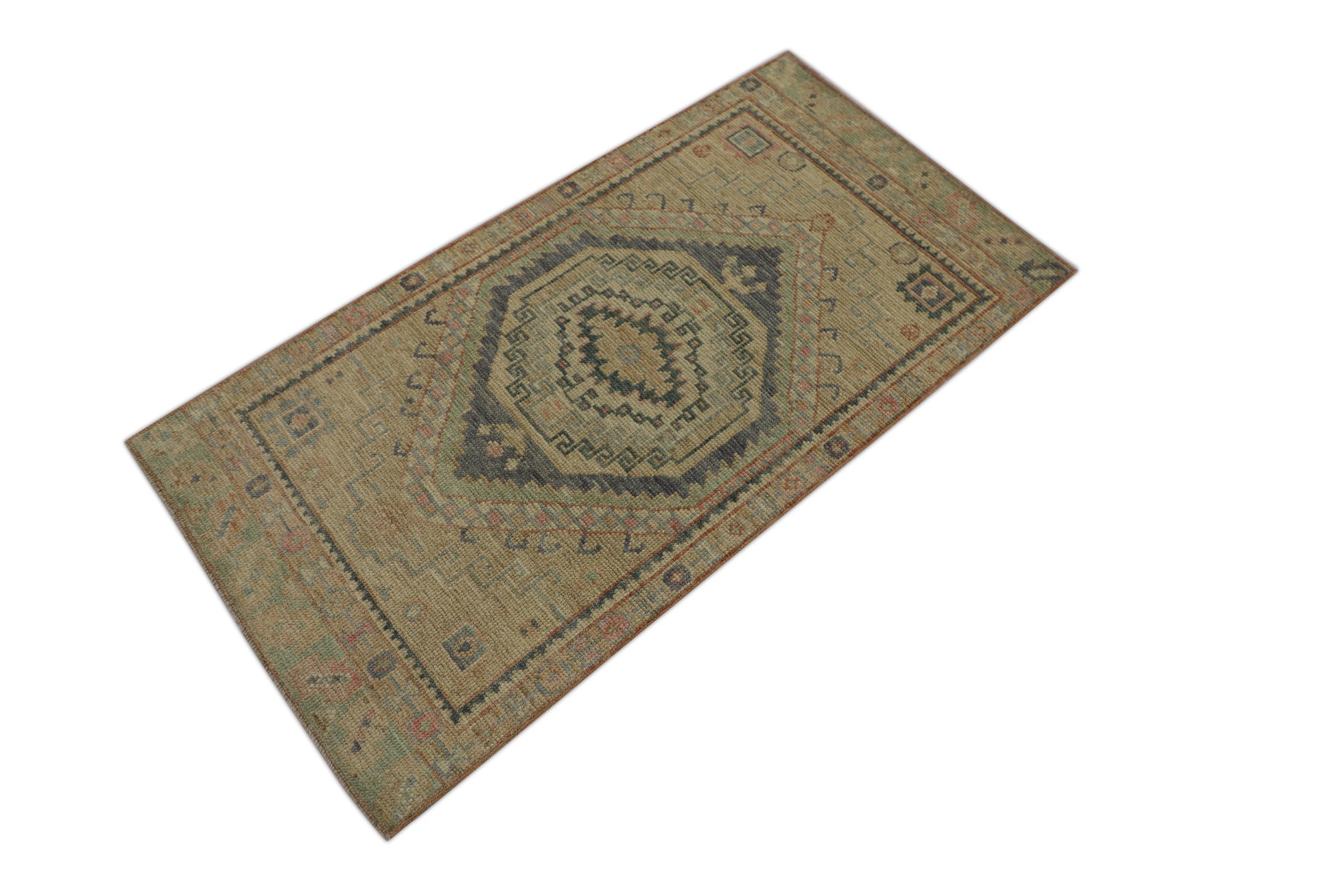 Turkish Oushak Rug 2'8" x 5'1" #2300