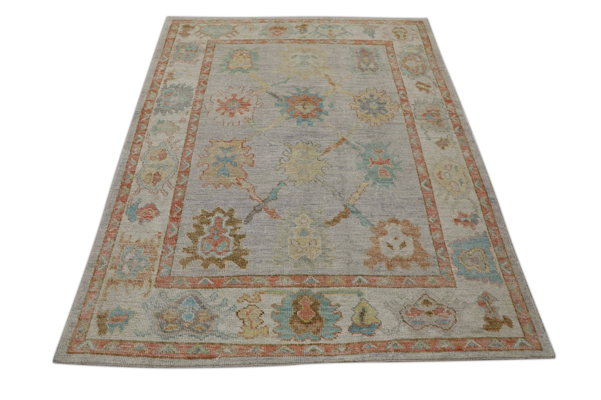 Turkish Oushak Rug 5'4" x 6'10" #2104