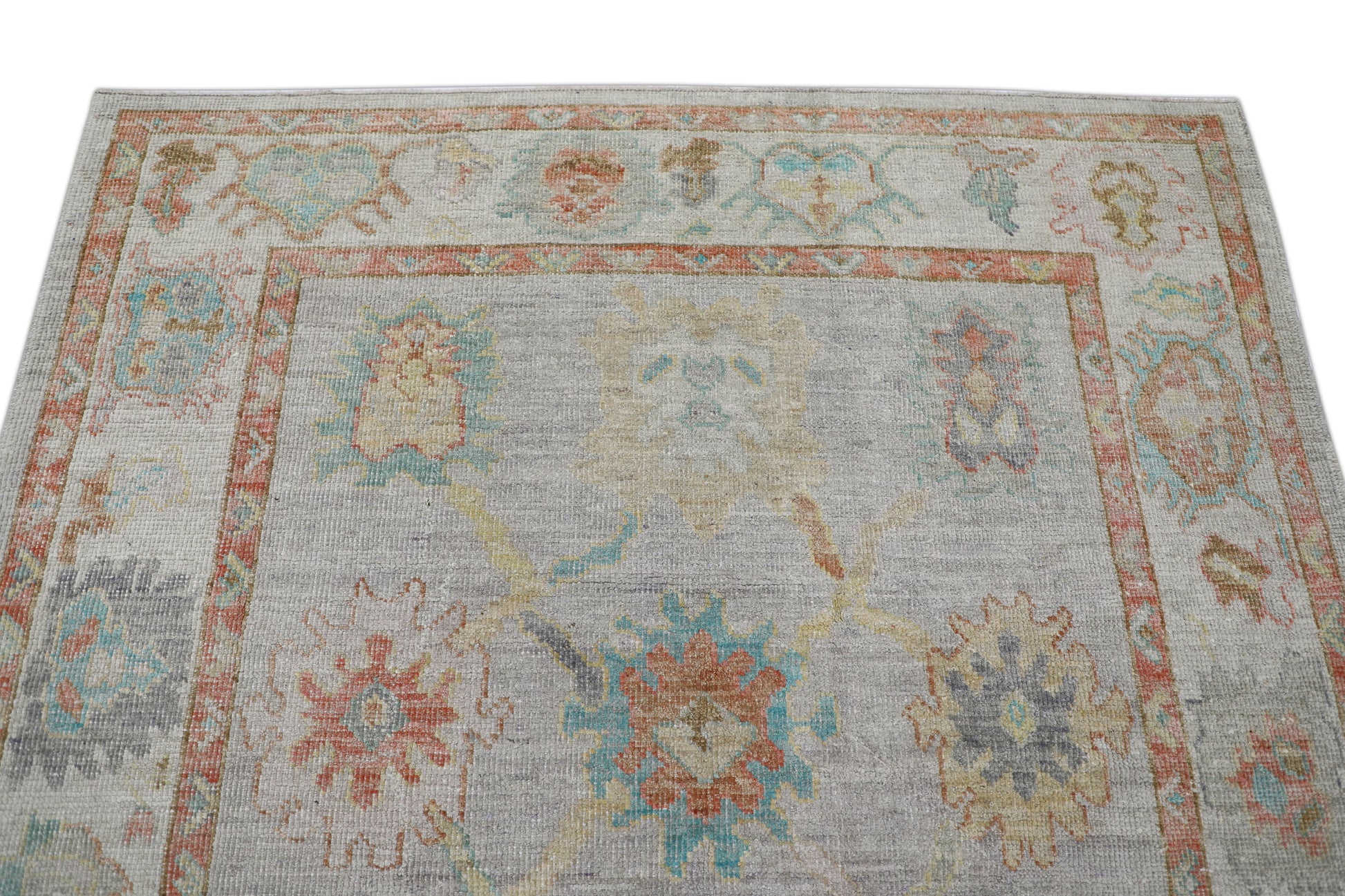 Turkish Oushak Rug 5'4" x 6'10" #2104