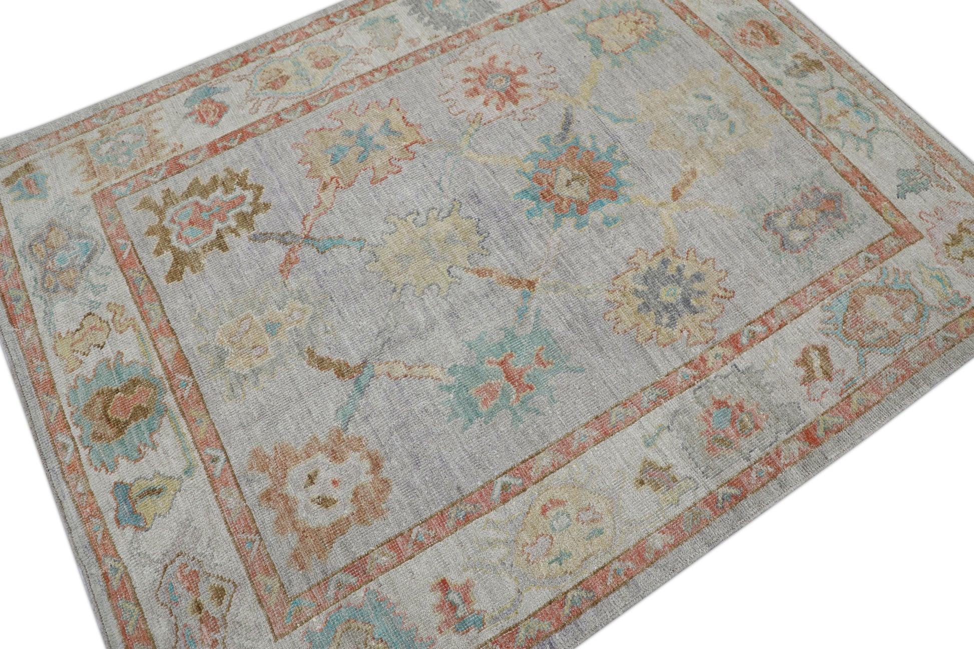 Turkish Oushak Rug 5'4" x 6'10" #2104