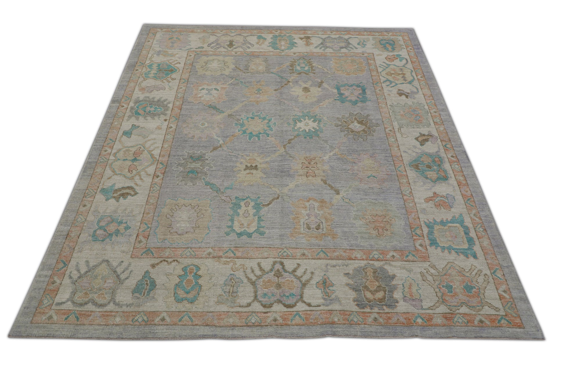 Turkish Oushak Rug 8'5" x 9'11" #2145