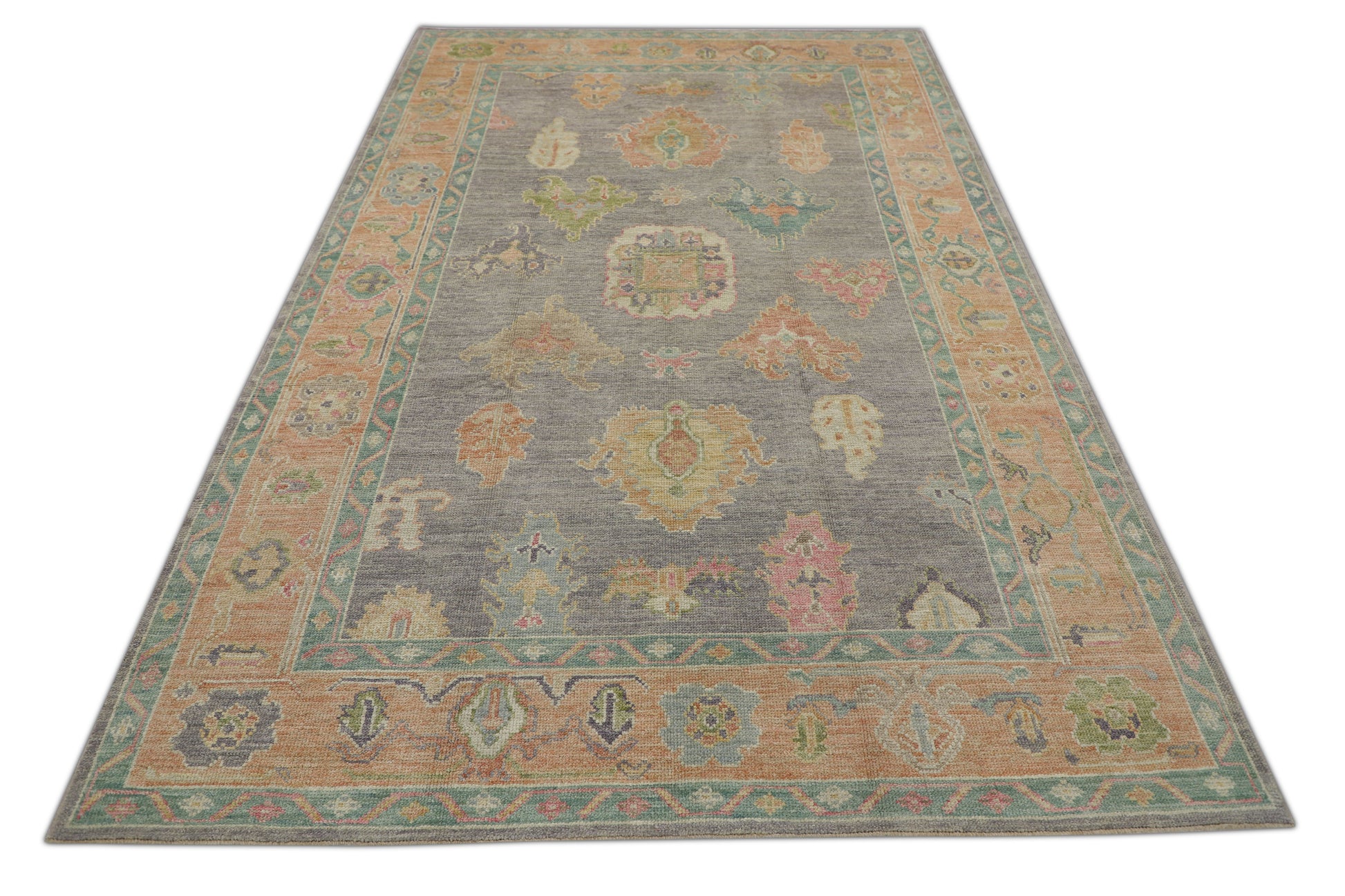 Turkish Oushak Rug 6'2" x 9'4" #2045