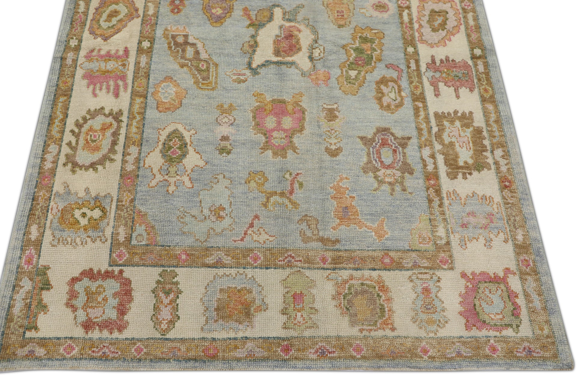 Turkish Oushak Rug 5'1" x 6'11" #2207