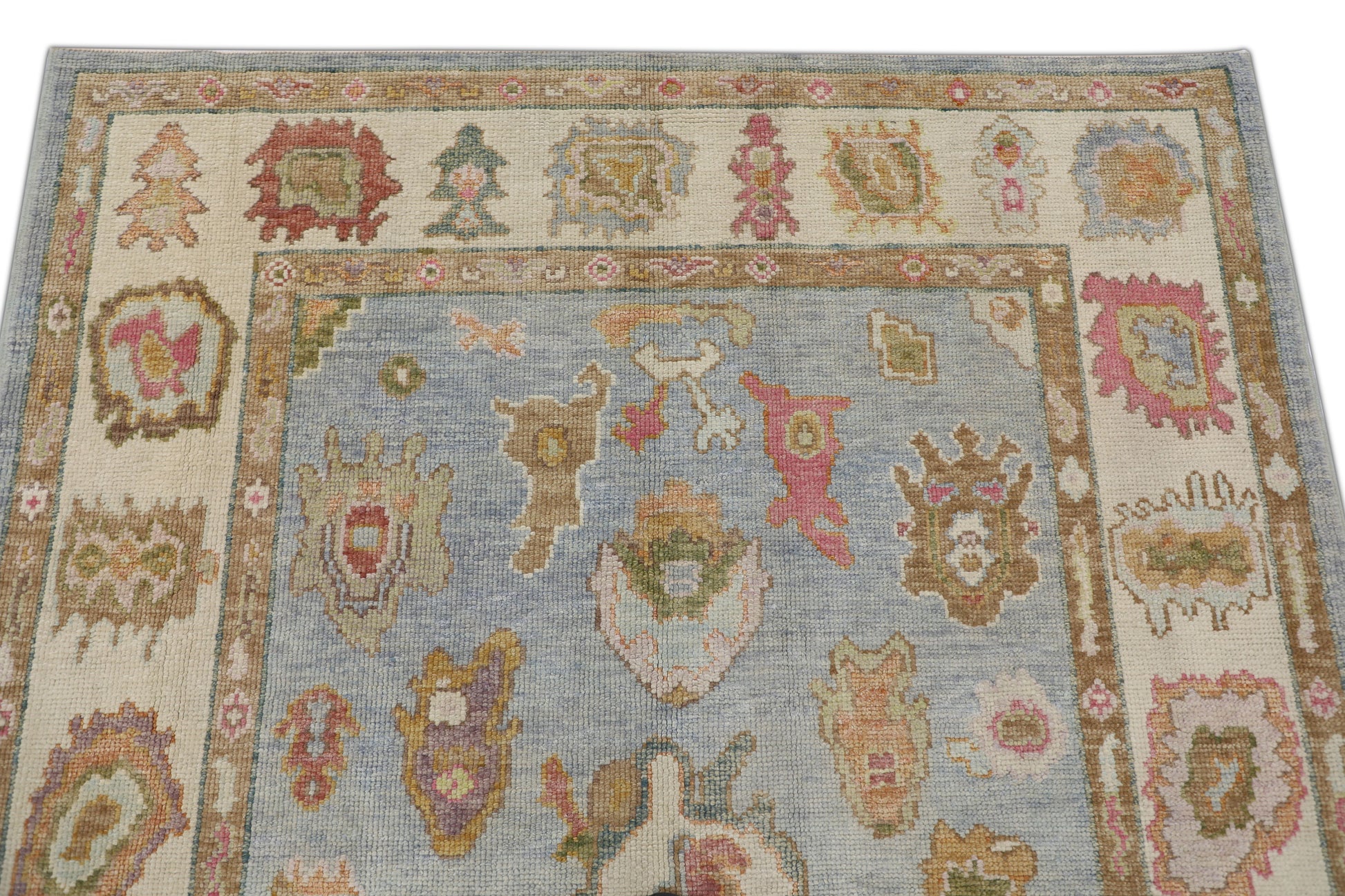 Turkish Oushak Rug 5'1" x 6'11" #2207