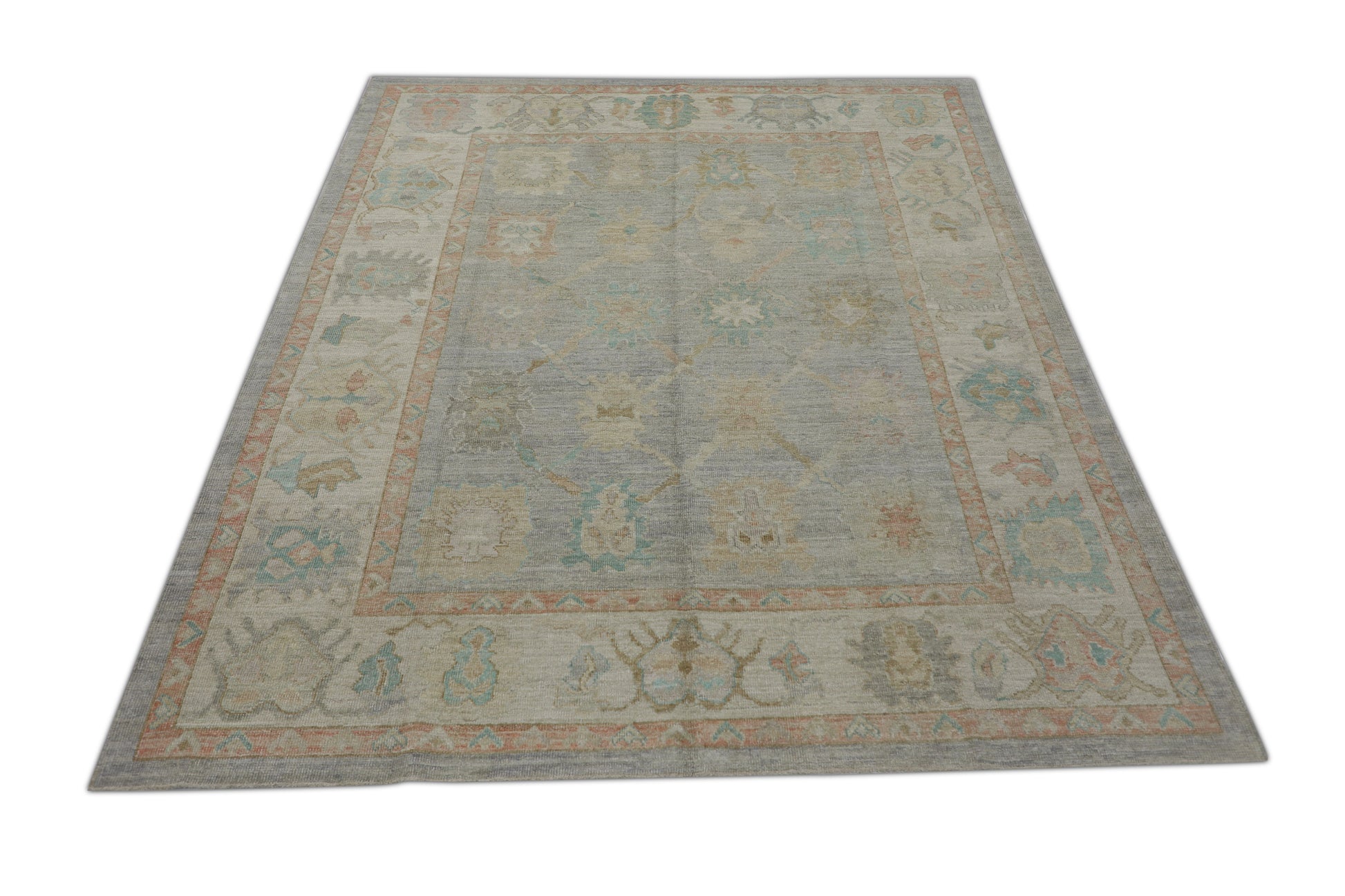 Turkish Oushak Rug 8'6" x 10'2" #2088
