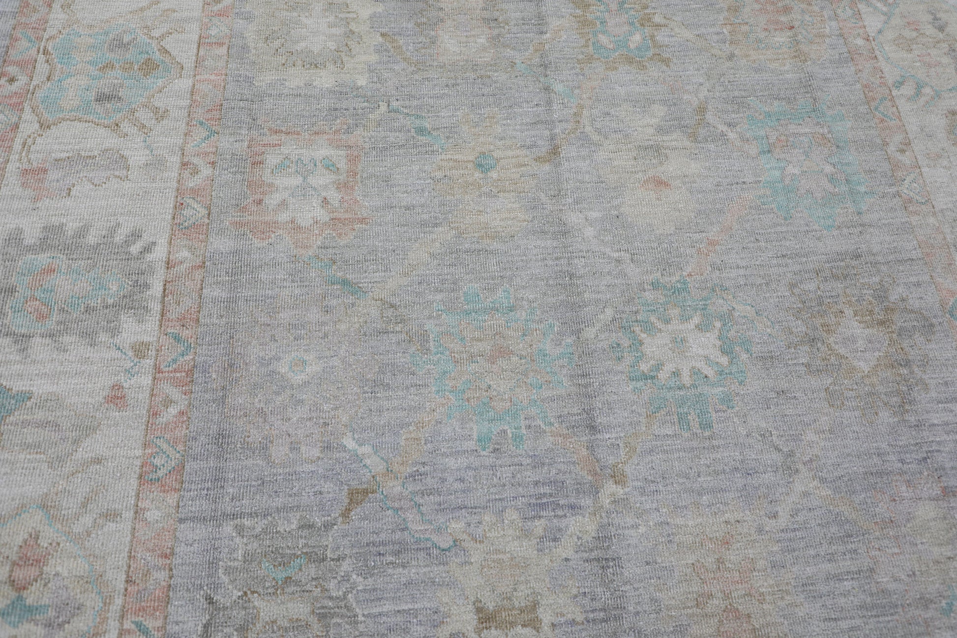 Turkish Oushak Rug 8'6" x 10'2" #2088