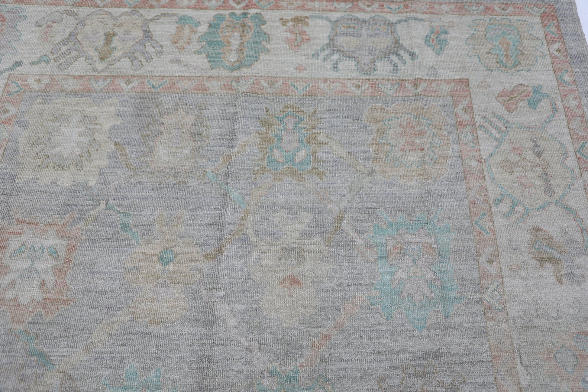 Turkish Oushak Rug 8'6" x 10'2" #2088