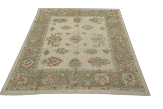 #2369 Turkish Oushak 8'1" x 9'4"