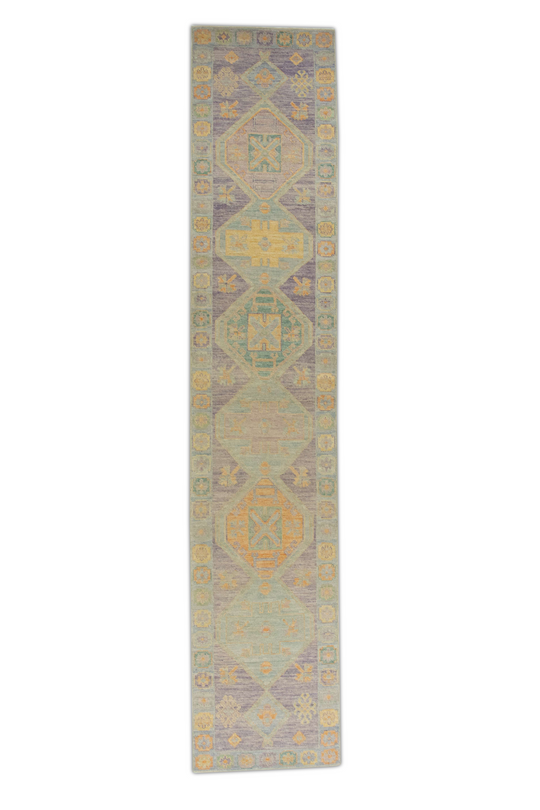 #1485 Turkish Oushak 2'10" x 14'3"