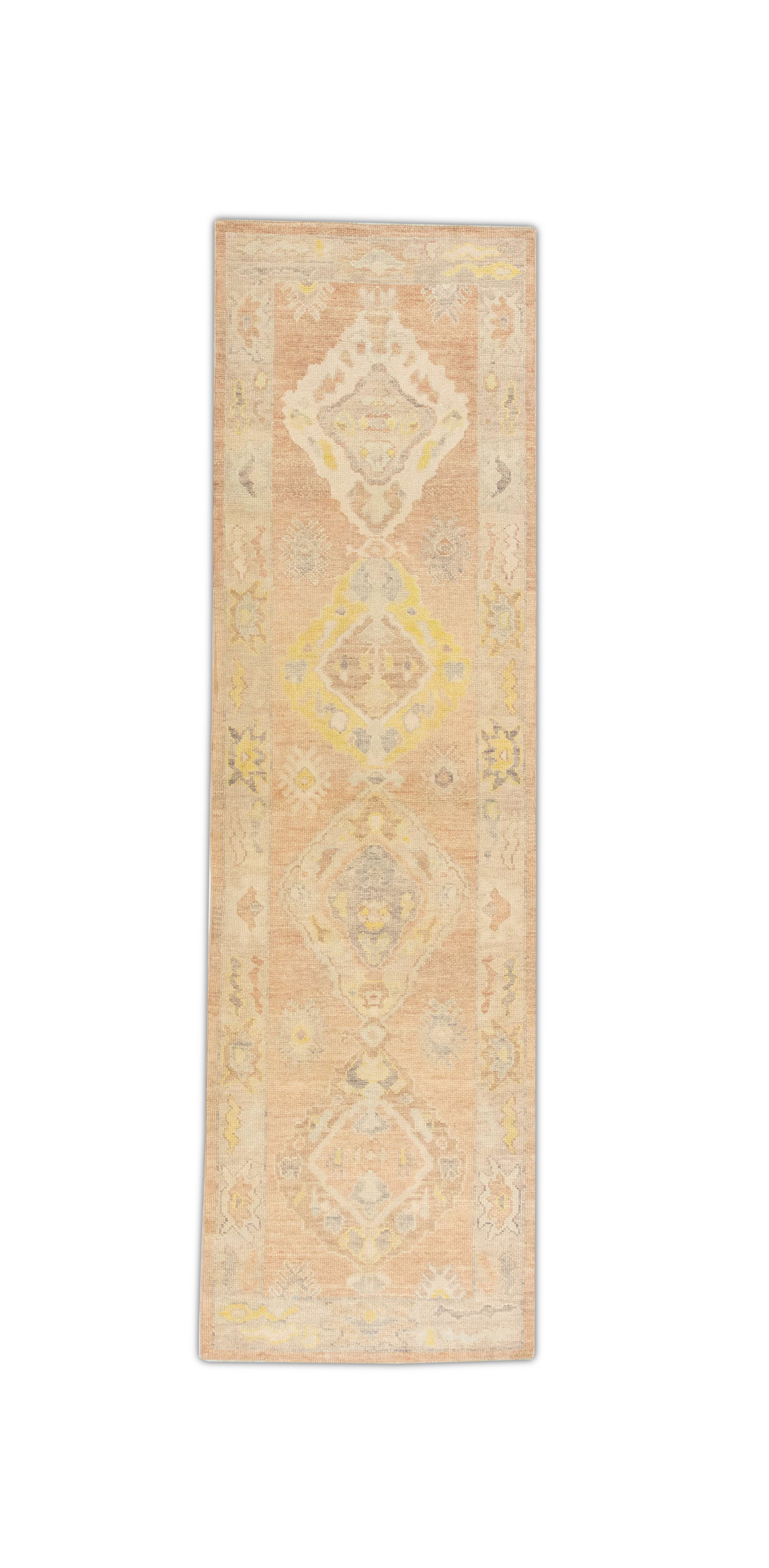 Turkish Oushak Rug 3' x 10'5" #1247