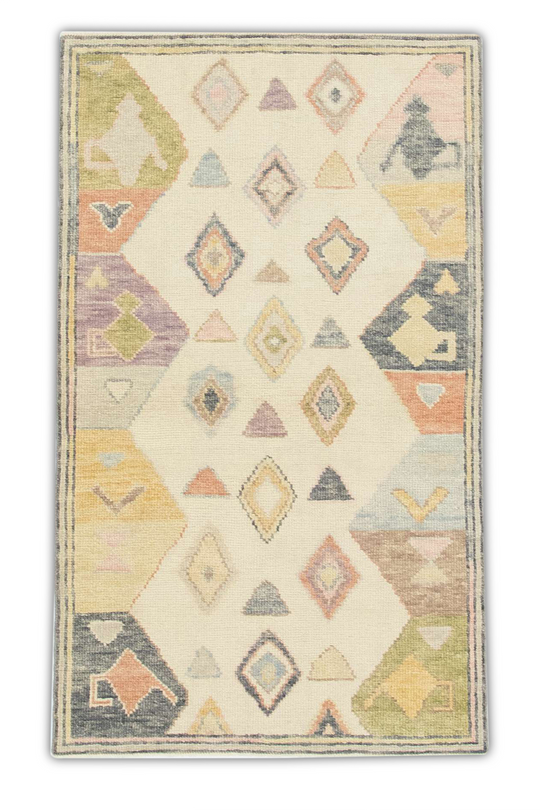 #775 Turkish Oushak 2'10" x 4'10"