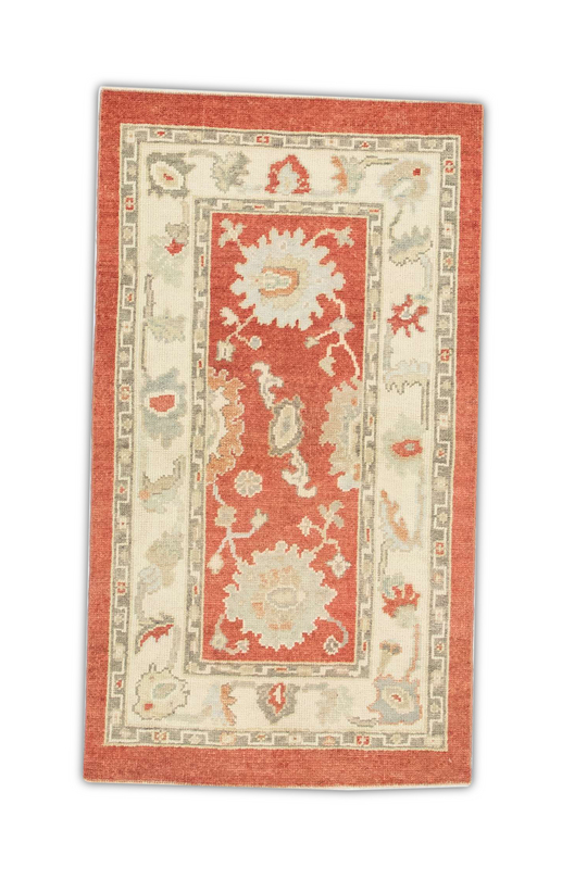 #811 Turkish Oushak 2'10" x 5'