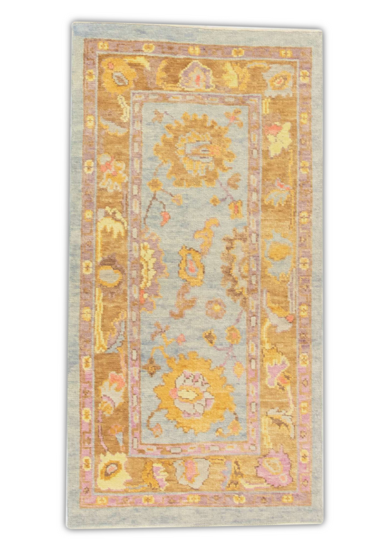 #816 Turkish Oushak 2'8" x 5'2"