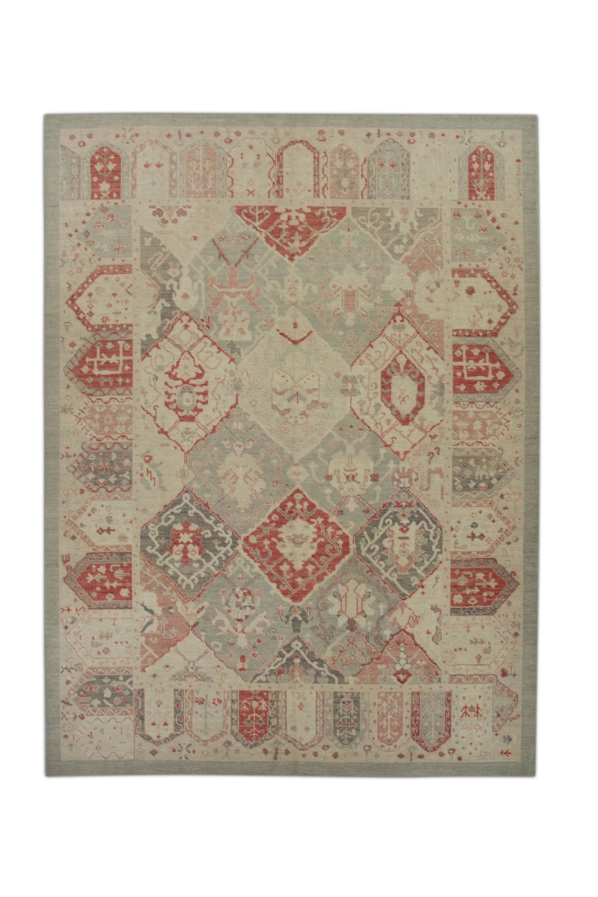 Turkish Oushak Rug 9'2" x 12'4" #90