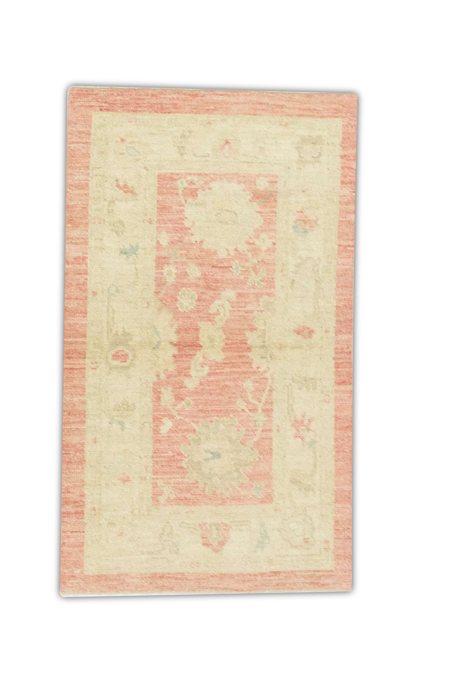 Turkish Oushak Rug 2'10" x 4'10" #1348