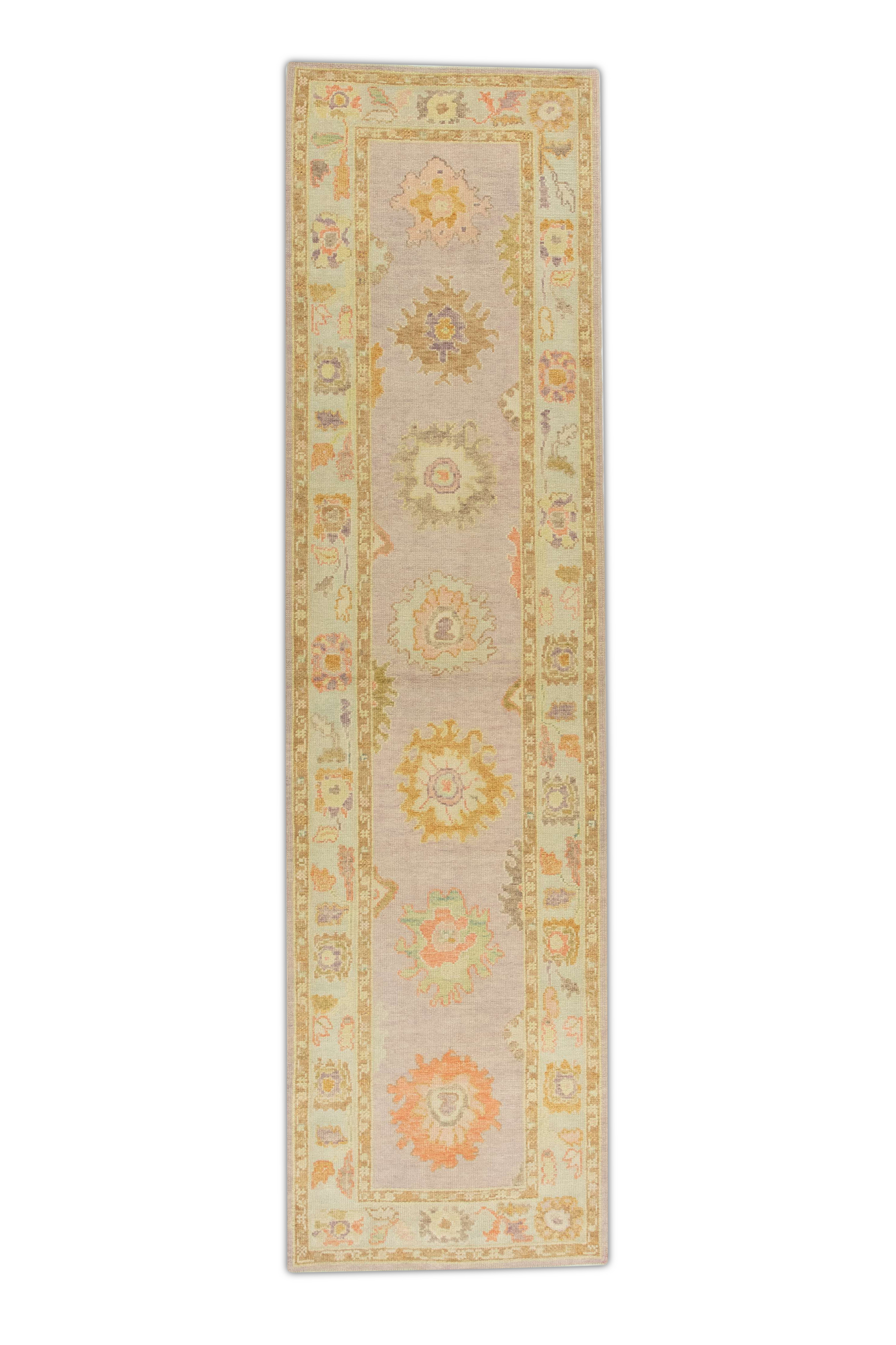 Turkish Oushak Rug 3'1" x 11'5" #685