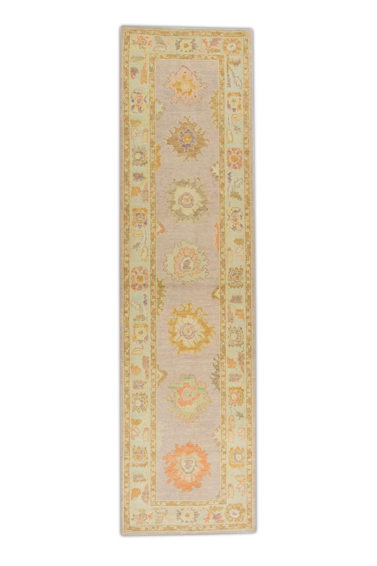 #685 Turkish Oushak 3'1" x 11'5"