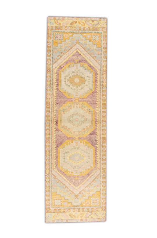 #967 Turkish Oushak 2'11" x 10'1"