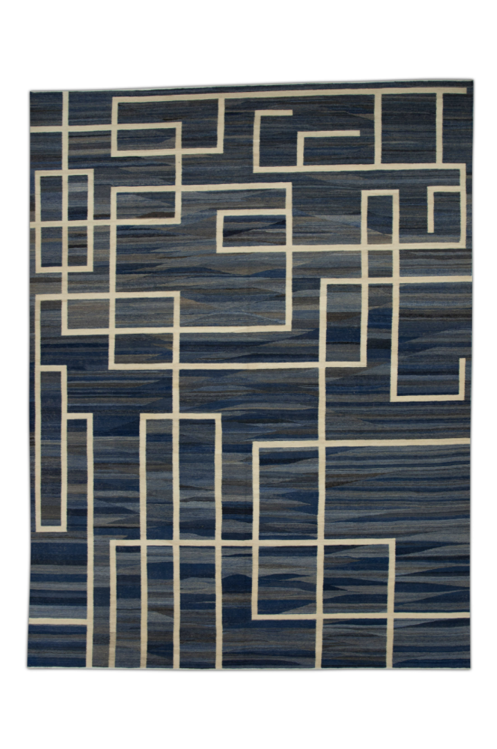 Oriental Flatweave Turkish Kilim 11'11" x 15'9" #F-1001