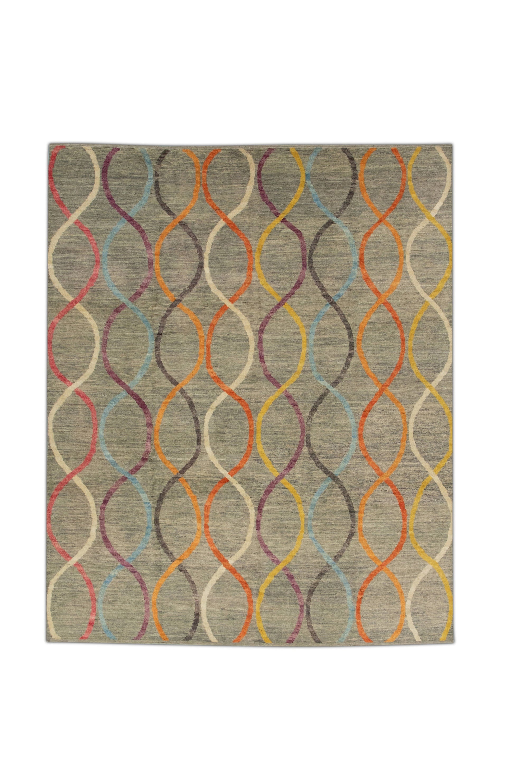 Turkish Tulu Rug Hand Knotted 8'3" x 10'3" #M-1029