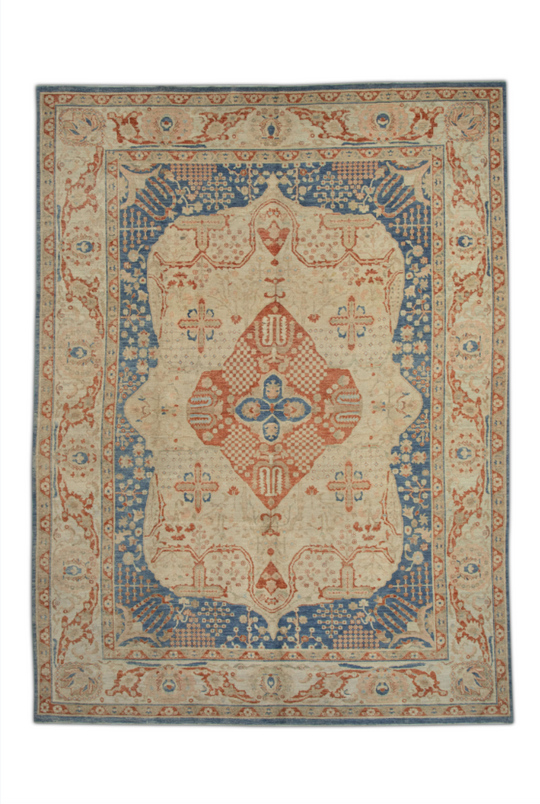 #15 Turkish Antique Look Oushak 9'10" x 13'8"