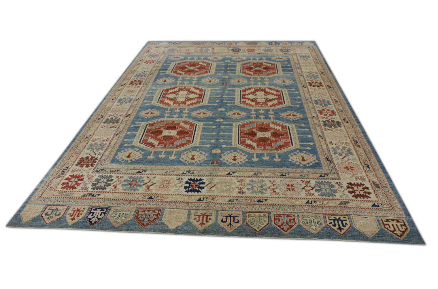 Turkish Antique Look Oushak Rug 10'2" x 13'8"  #117