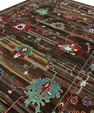 Turkish Old Wool Oushak Rug 10'2" x 14'5"  #07