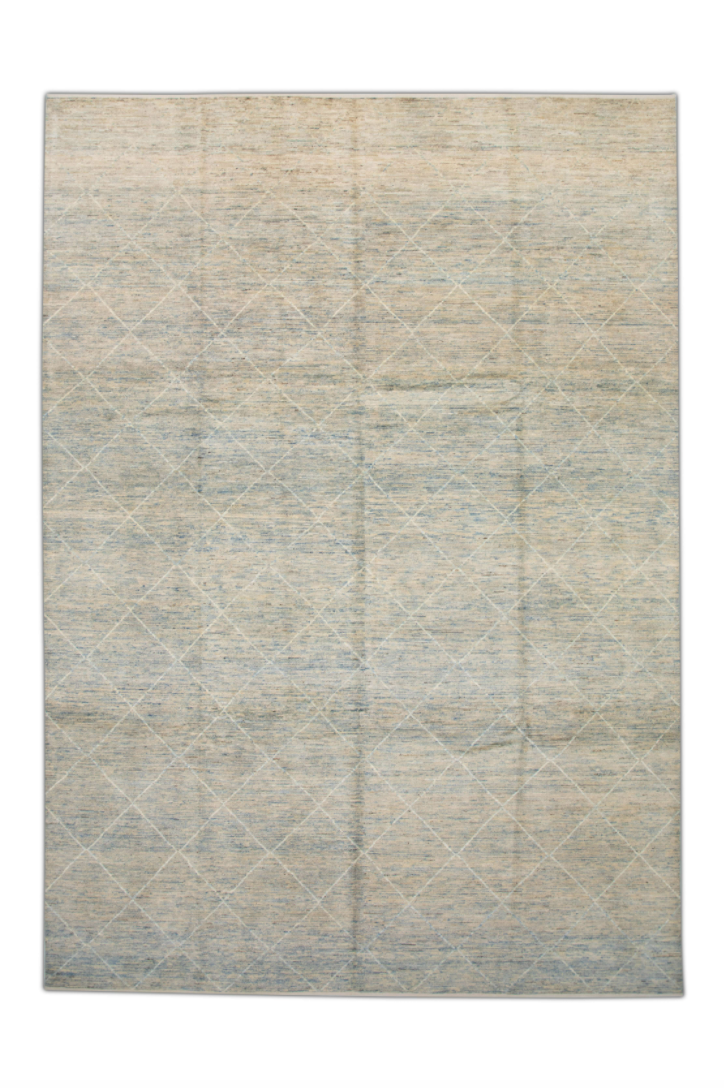 Turkish Tulu Rug Hand Knotted 9'10" x 13'10" #M-1020