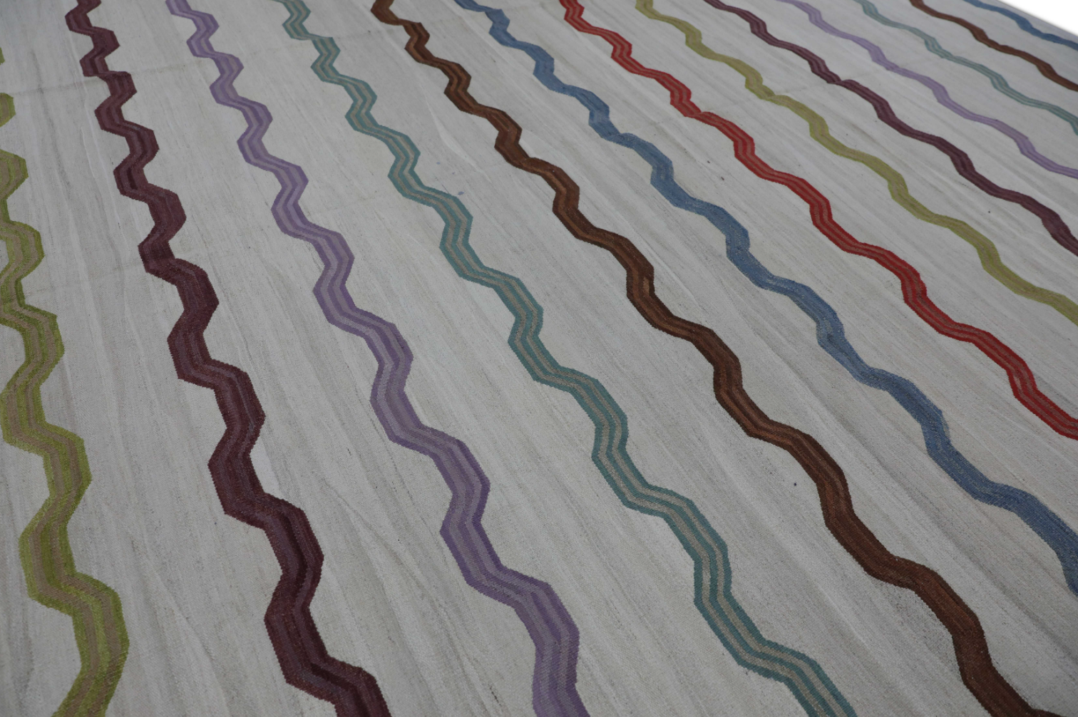 Oriental Flatweave Turkish Kilim 11'9" x 15'10" #F-1007
