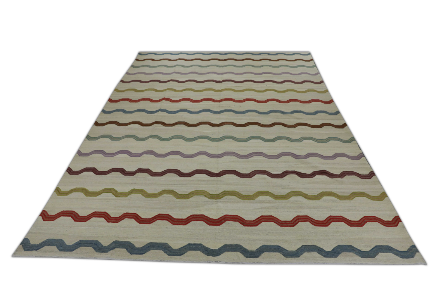Oriental Flatweave Turkish Kilim 11'9" x 15'10" #F-1007