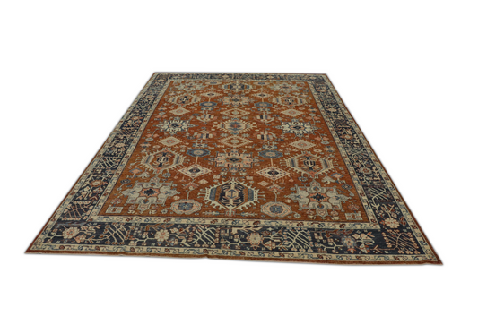 Turkish Antique Look Oushak Rug 9'11" x 13'2"  #1563
