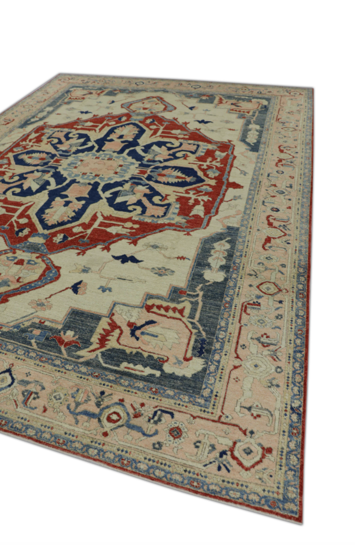 Turkish Antique Look Oushak Rug 9'6" x 12'5"  #181